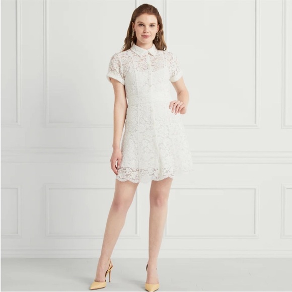 Hill House Dresses & Skirts - Hill House NWT Laura Dress White Lace Bridal Wedding Event Preppy Womens M